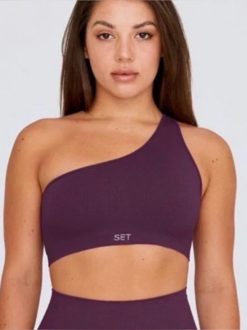 Set Active One Shoulder Bra